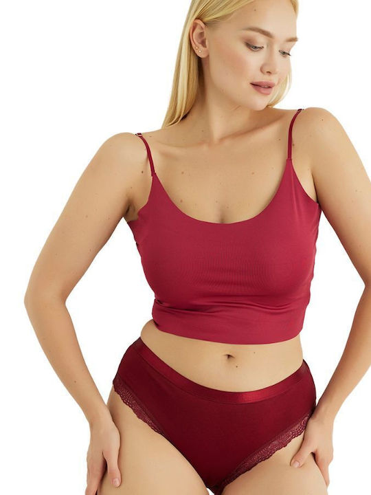 Women's Slip Burgundy