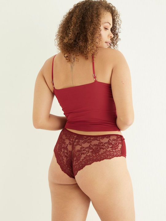 Sexen Bumbac Femeie Brazilia Burgundy