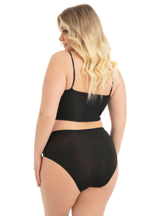 CottonHill High-waisted Women's Slip Black