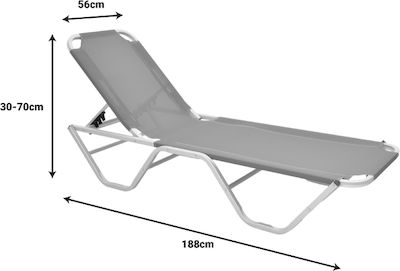 Pakketo Foldable Aluminum Beach Sunbeds