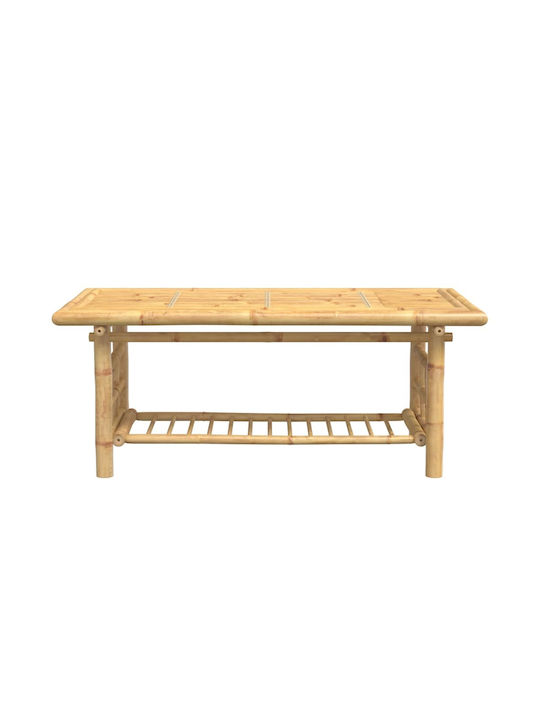 Masa Masa de lounge pentru spații exterioare de bambus CAFE 110x55x45buc