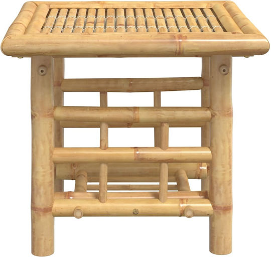 Tisch für kleine Außenbereiche aus Bambus Stabil CAFE 45x45x45cm