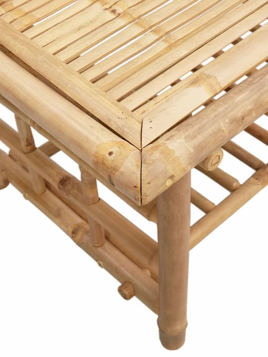 Masa Masa de lounge pentru spații exterioare de bambus CAFE 110x55x45buc