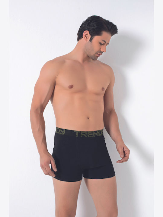 Ανδρικά Μποξεράκια Μαύρα 4Pack