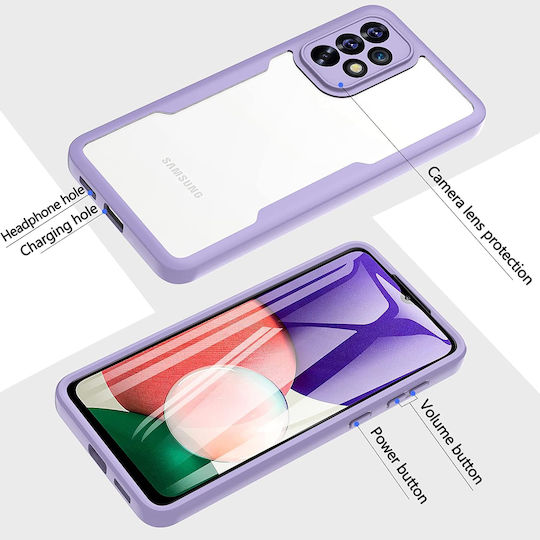 Techsuit ColorVerse 360 Full Cover Silicone Set with Tempered Glass Black (Xiaomi Redmi 13C 5G)