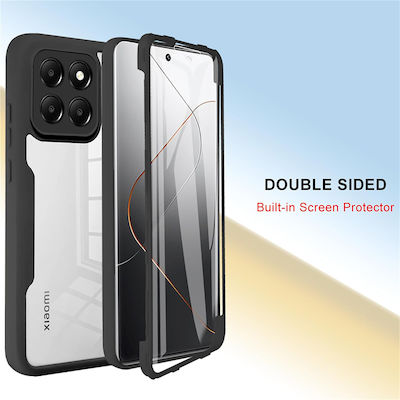 Techsuit 360 Full Cover Σετ με Τζαμάκι Μαύρο (Xiaomi 14)