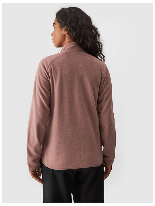 4F Fleece Damen Jacke in Rosa Farbe