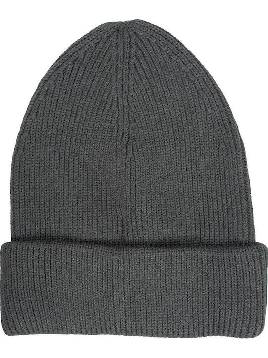Beanie Beanie Knitted in Gray color