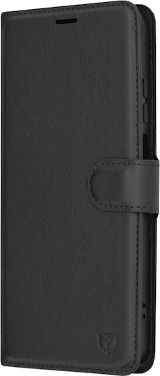 Techsuit Buchen Sie Leder Schwarz (Motorola Moto G04, Moto G24)