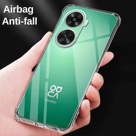 Techsuit Shockproof Clear Back Cover Silicone Transparent (Huawei Nova 12 SE)