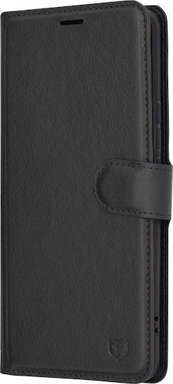 Techsuit Book Piele Negru (Honor Magic6 Pro)