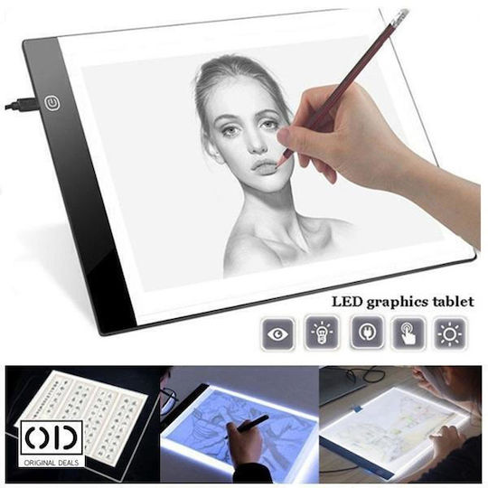 LCD Tableta de scris Alb