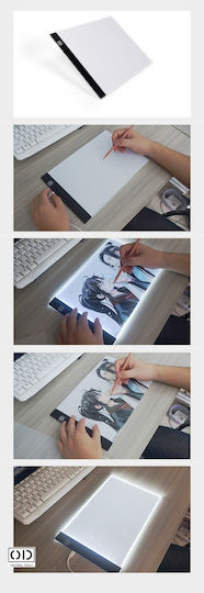 LCD Tableta de scris Alb