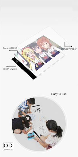LCD Tableta de scris Alb
