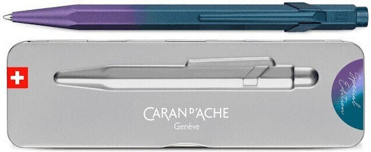 Caran D Ache 849 Claim Your Style Purple Ocean Ballpoint Pen Special Edition 7630002356169