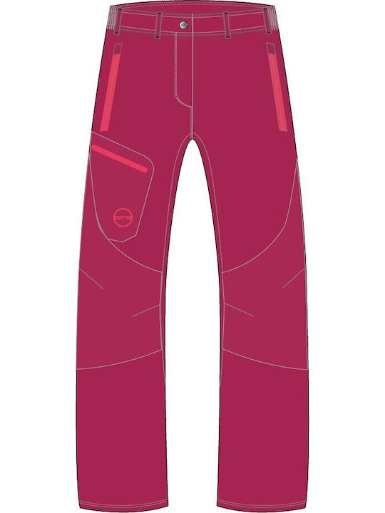 GTS Moda Italia Women's Hiking Long Trousers Pink