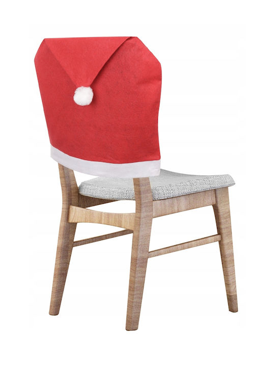 Set Chair Back Covers Zola 6 Pieces Santa's Hat Model 65x50 Cm