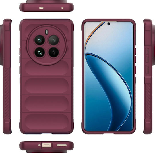 Techsuit Shield Back Cover Σιλικόνης Μπορντό (Realme 12 Pro)