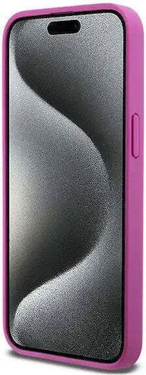 Dkny Pu Кожен Калъф с Повтарящ се Мотив на Лого Stack Magsafe за Iphone 15 Pro Max Розов