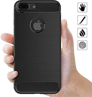 Techsuit Carbon Back Cover Σιλικόνης Μπλε (iPhone 8/7 Plus)