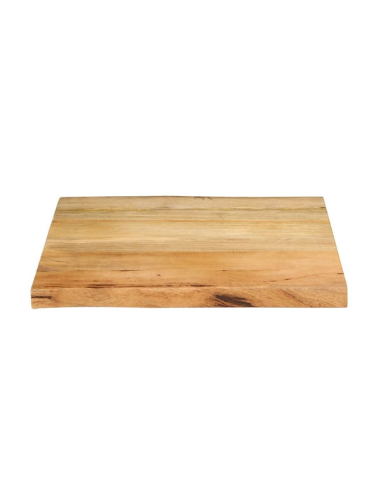 vidaXL Square Table Surface made of Solid Wood Mango 80x80x2.5cm 370722 1pcs
