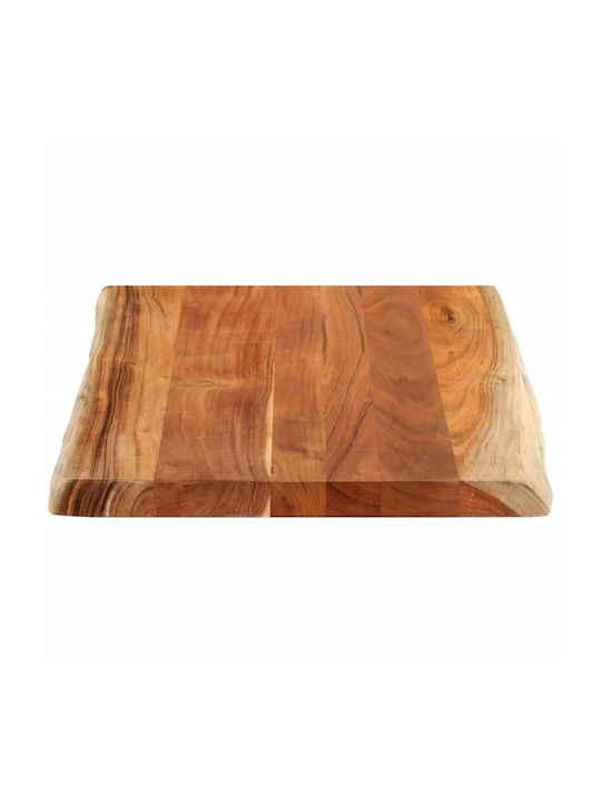 vidaXL Rectangular Table Surface made of Solid Wood Acacia 90x60x2.5cm 370621 1pcs