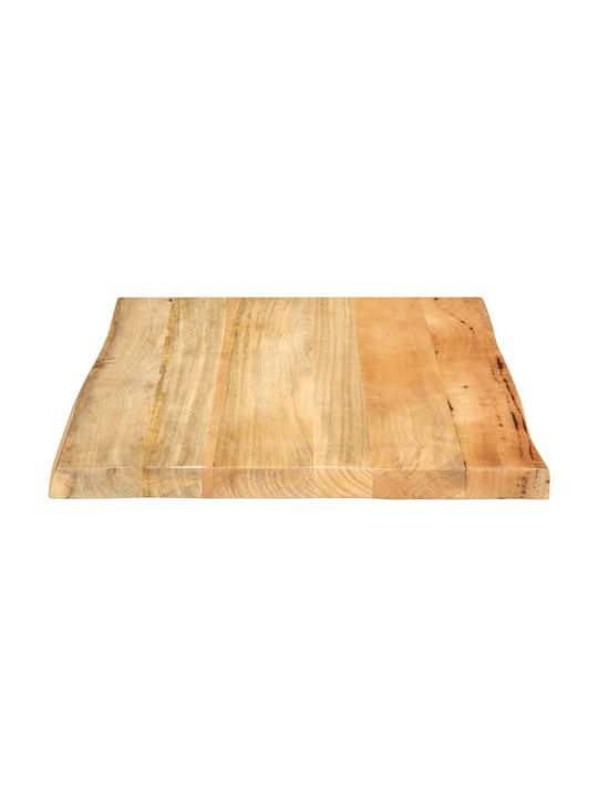 vidaXL Square Table Surface made of Solid Wood Mango 80x80x2.5cm 370722 1pcs