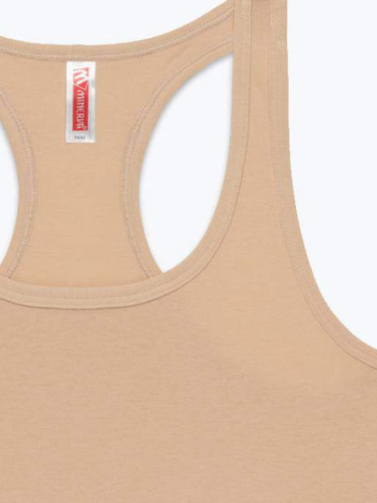 Women's Sports Bra without Padding Beige 90-40178-003