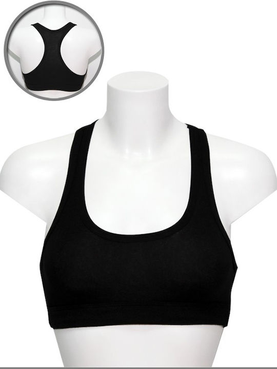 Women's Sports Bra without Padding Black