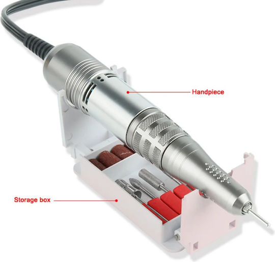 Nail Drill Power 65W Blue with 35000 Rotations per Minute
