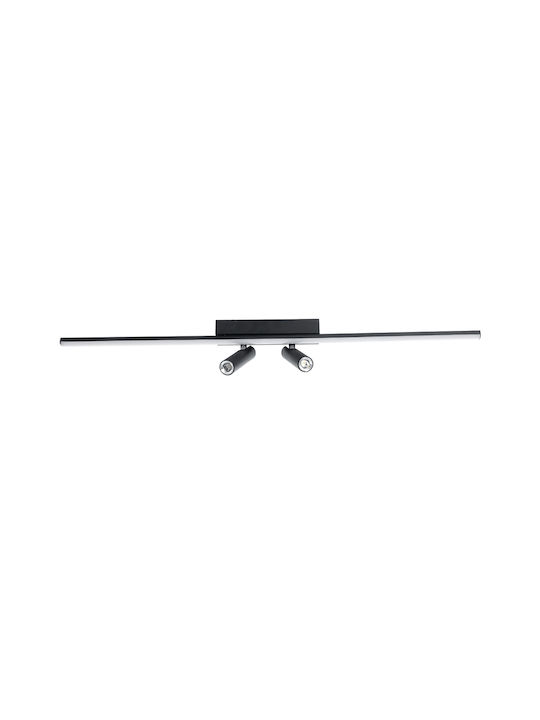 Inlight Monos LED Bianco reglabil Spot în Culoare Negru