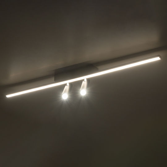 Inlight Einzel LED Warm zu kühlem Weiß Spot in Schwarz Farbe