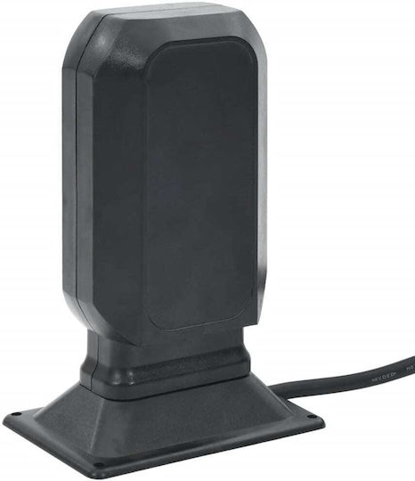 vidaXL Priză Dublă Electrica De Pardoseală Rezistentă La Apă Cu Capac Negru