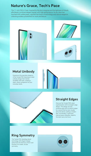 Teclast P50 4G 11" Tablet (6GB/128GB) Μπλε