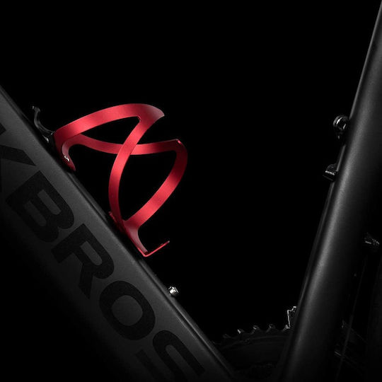 Rockbros Aluminum Bottle Holder Παγουροθήκη Ποδηλάτου Red