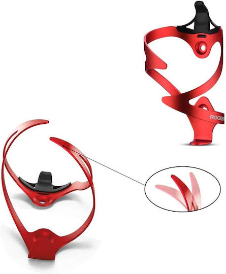Rockbros Aluminum Bottle Holder Παγουροθήκη Ποδηλάτου Red