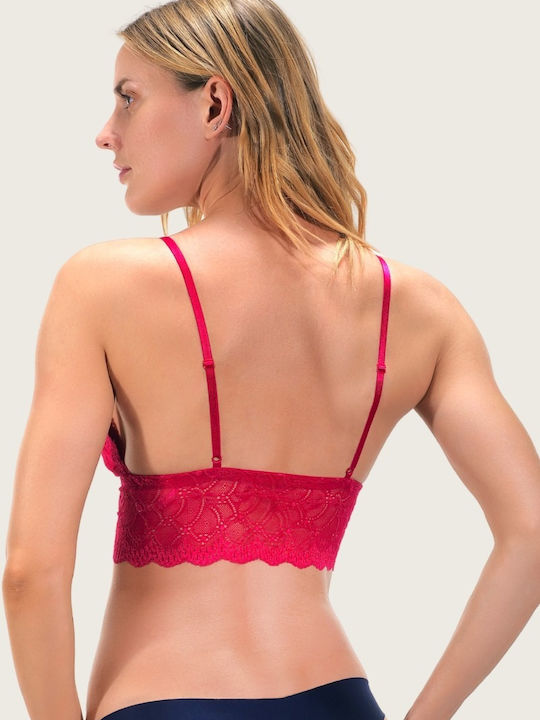 CottonHill Bralette Σουτιέν Φούξια