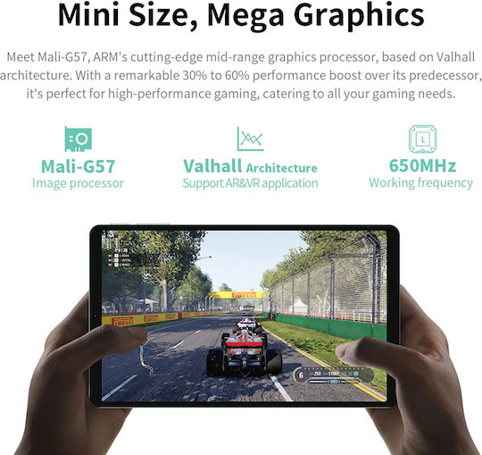 Teclast M50 Mini 4G 8.7" Tablet (6GB/128GB) Πράσινο