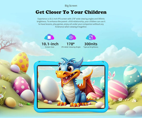 Teclast P30T Kids 10.1" Tablet (4GB/64GB) Μπλε
