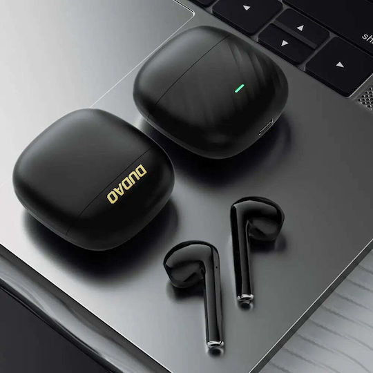 Dudao U14+ In ear Bluetooth хендсфри Слушалки с Кутийка за Зареждане Черен