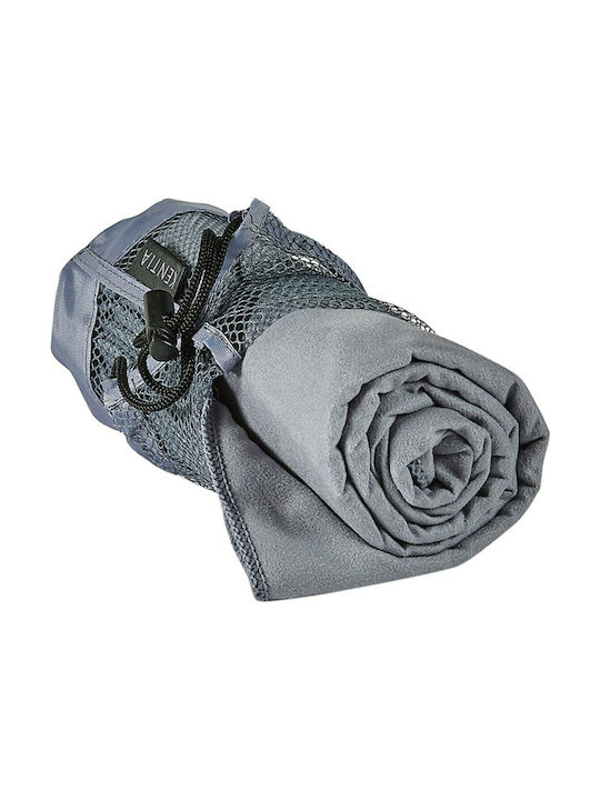 Kentia Active Microfiber Gray Gym Towel 50x90cm