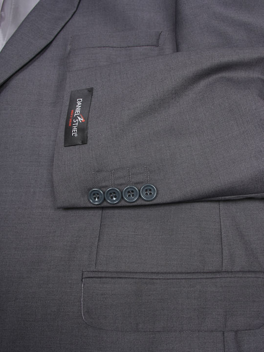 Men's Winter Suit Jacket Regular Fit Gray