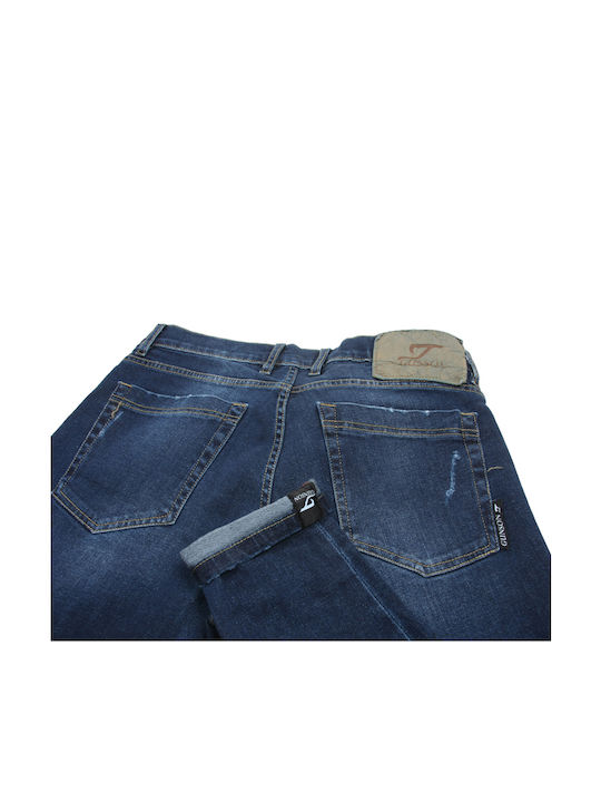 Herren Jeanshose Elastisch Gray
