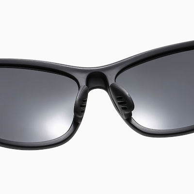 Cycling Glasses with Black Frame & Dark Lenses