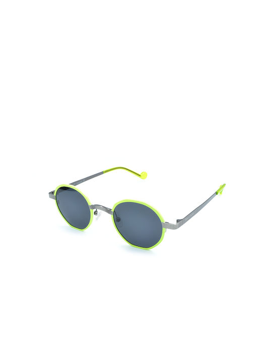 Debbie & Franklin Sunglasses with Green Metal Frame and Gray Polarized Lens DFS1011/003