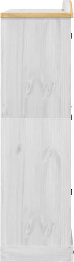 Dreifachtür Kleiderschrank Corona White 151.5x52x186cm