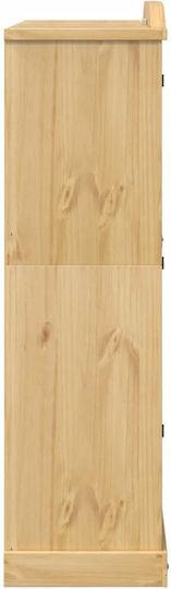Triple Door Wardrobe Corona Solid pine wood 151.5x52x186cm