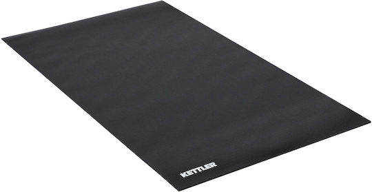 Kettler Gym Exercise Equipment Floor Mat 7929-650 Black 140x80x0.6cm