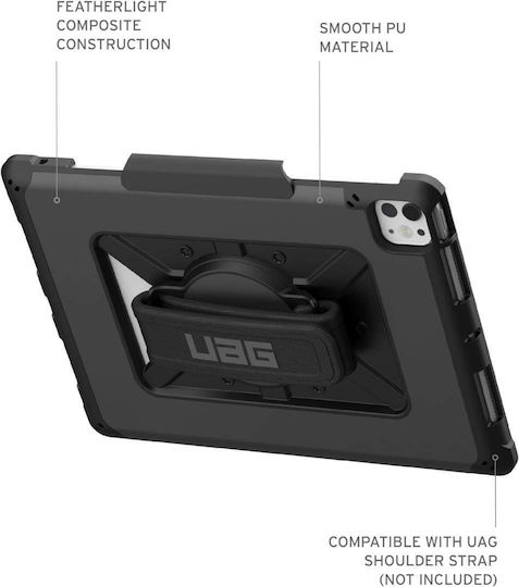 UAG Flip Cover Rotating Durable with Keyboard Blacη (iPad Pro 2024 11") 124478B14040