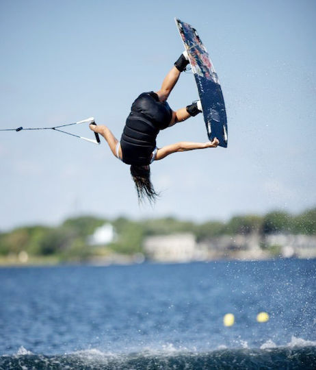 Ronix Wns Wakeboard Quarter 'til Midnight - White / Black Sugar Skull